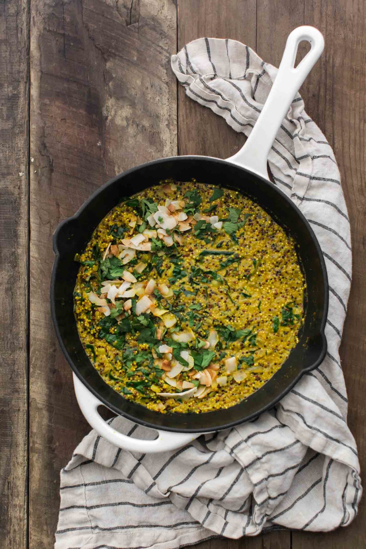 Coconut Turmeric Quinoa with Kale and Ginger | Naturally Ella