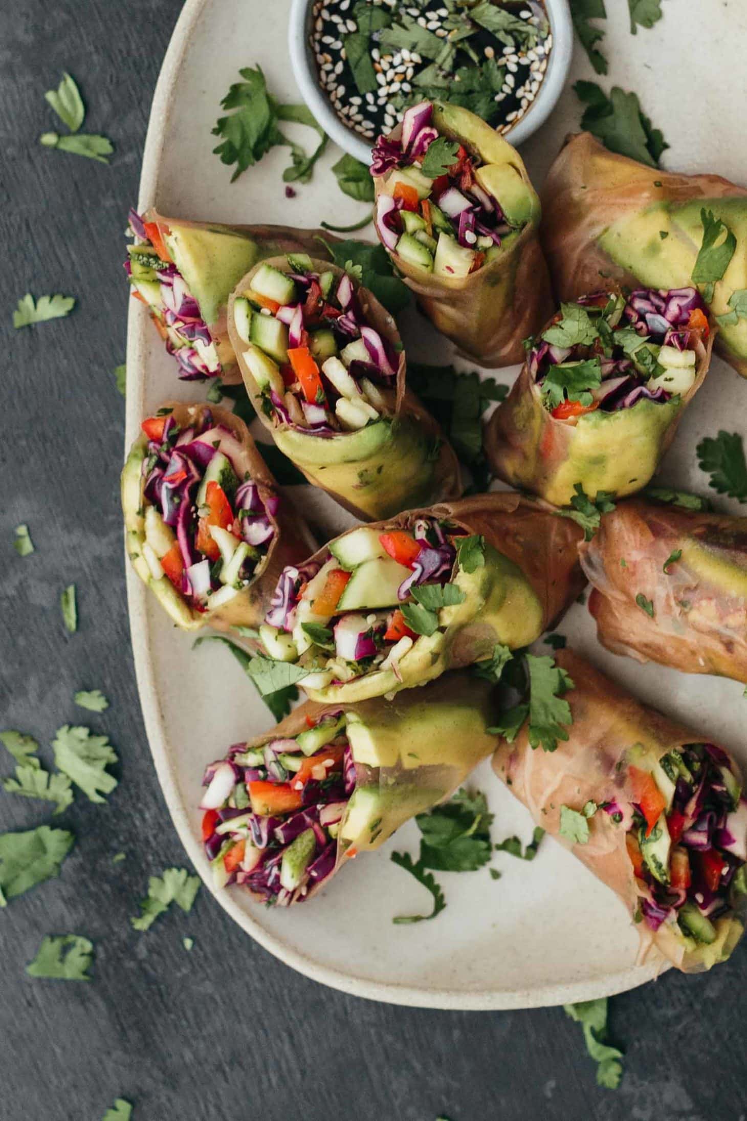 Herbed Zucchini Summer Rolls