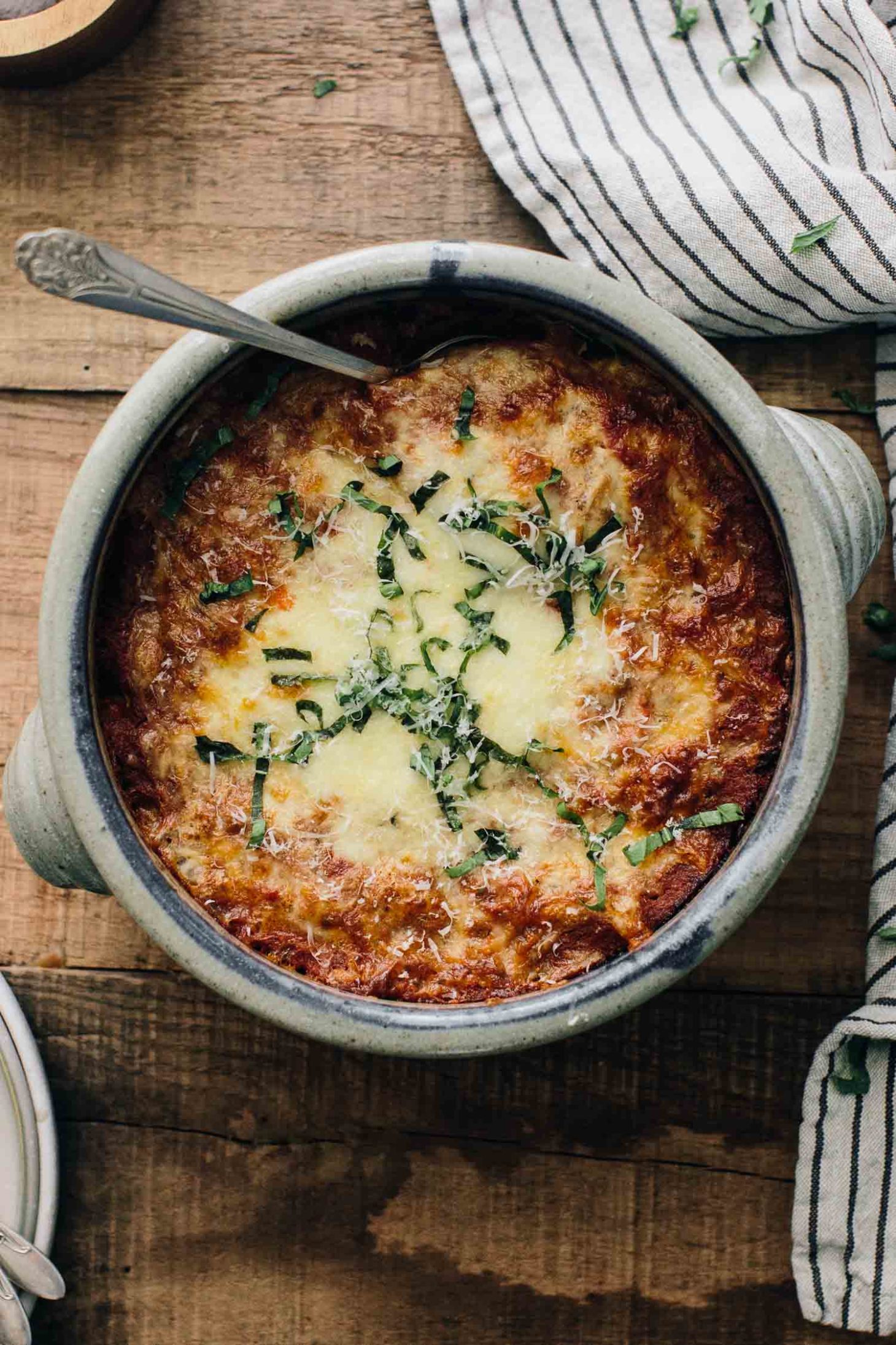 Zucchini Bake with Farro and Ricotta