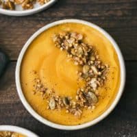 Coriander Sweet Potato Soup with Buckwheat Granola | Naturally Ella