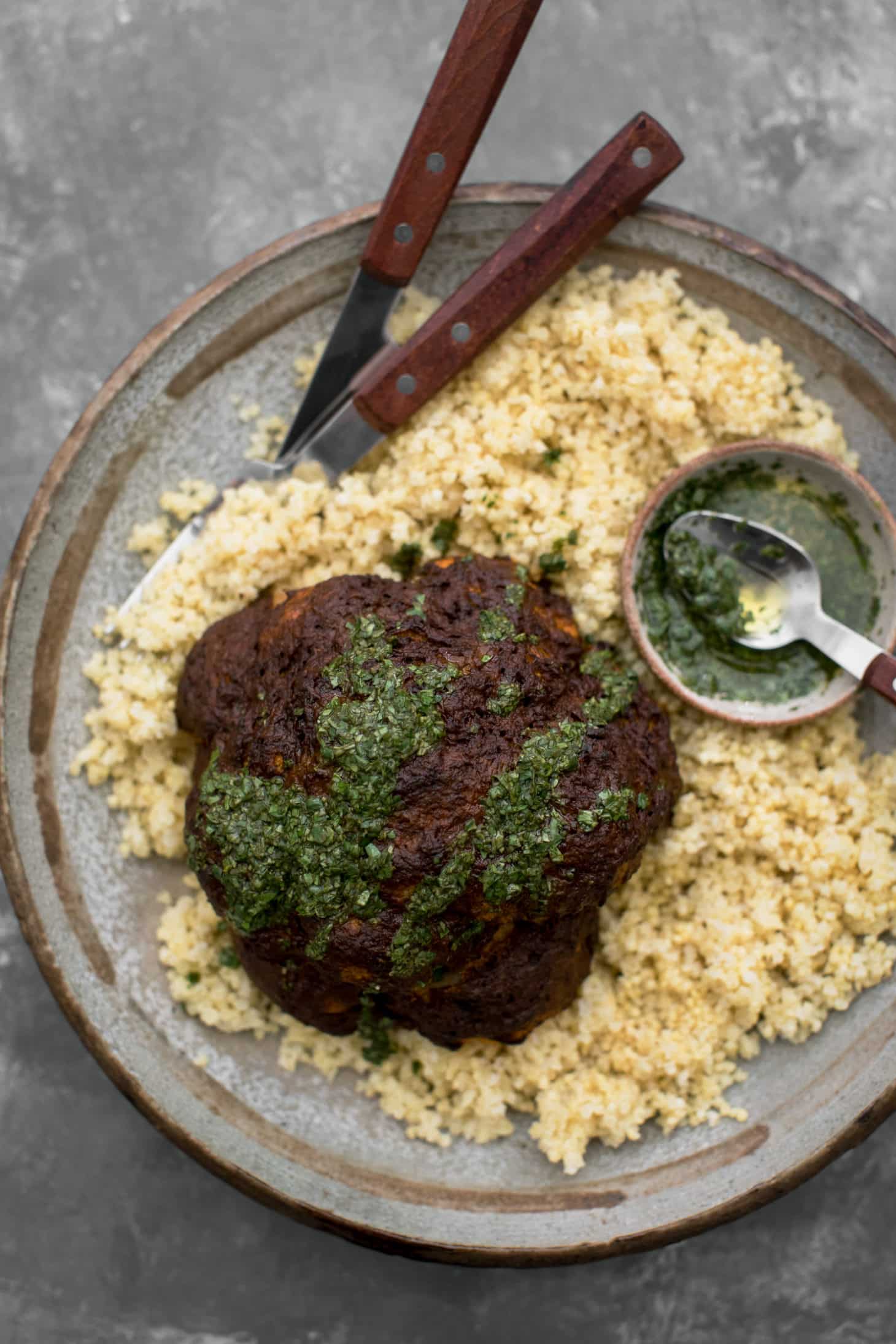 Whole Roasted Tikka Masala Cauliflower