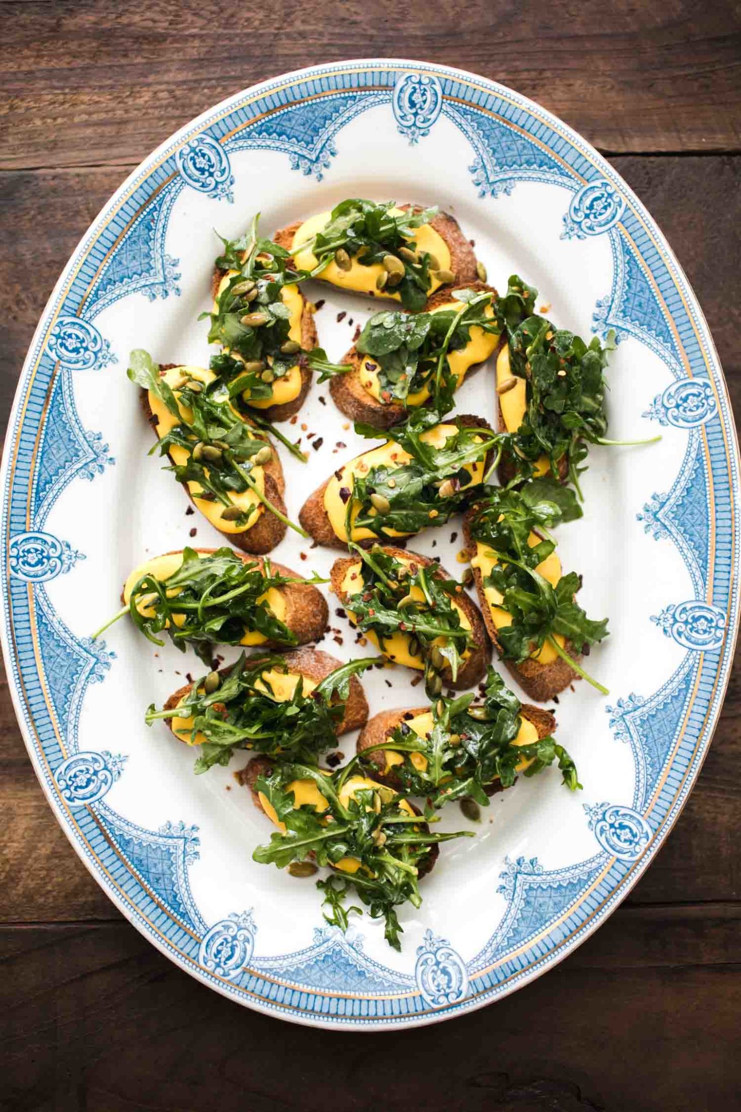 Pumpkin Ricotta Crostini | Naturally Ella