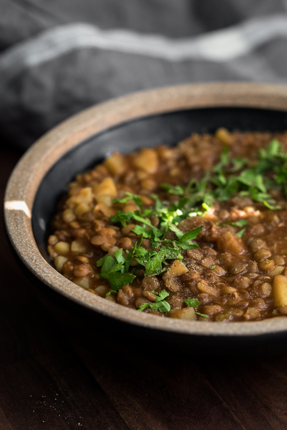 Lentil Stew with Potatoes | Naturally Ella