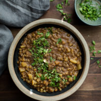 Spiced Lentil Stew with Potatoes