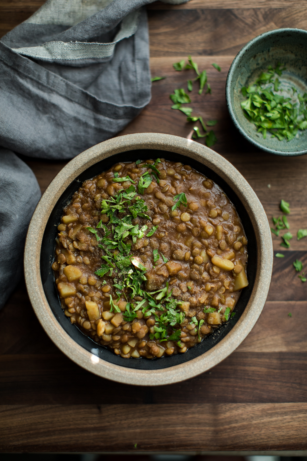 Spiced Lentil Stew with Potatoes | Naturally Ella