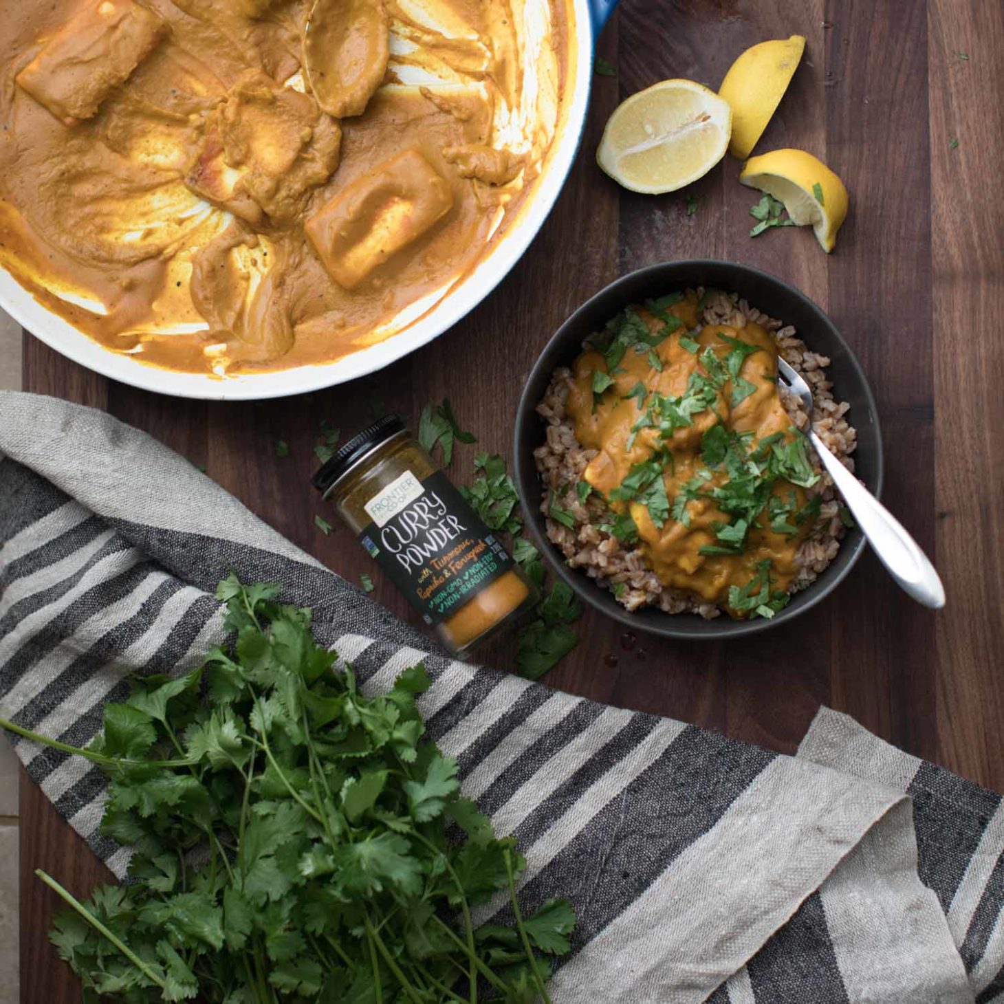 Pumpkin Paneer Curry with Frontier Co-op Curry Powder | Naturally Ella
