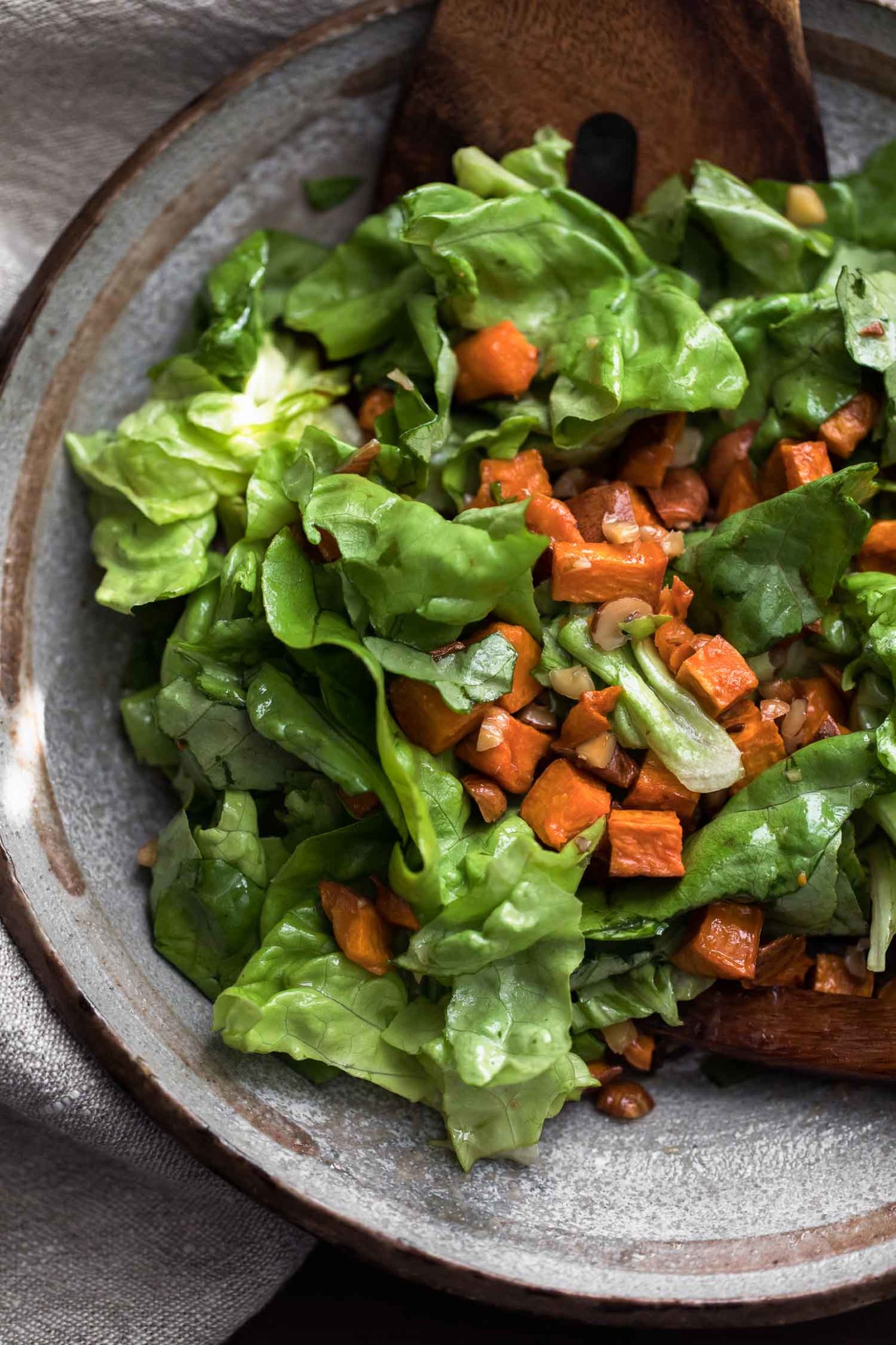 Sweet Potato Salad with Butter-Hazelnut Dressing