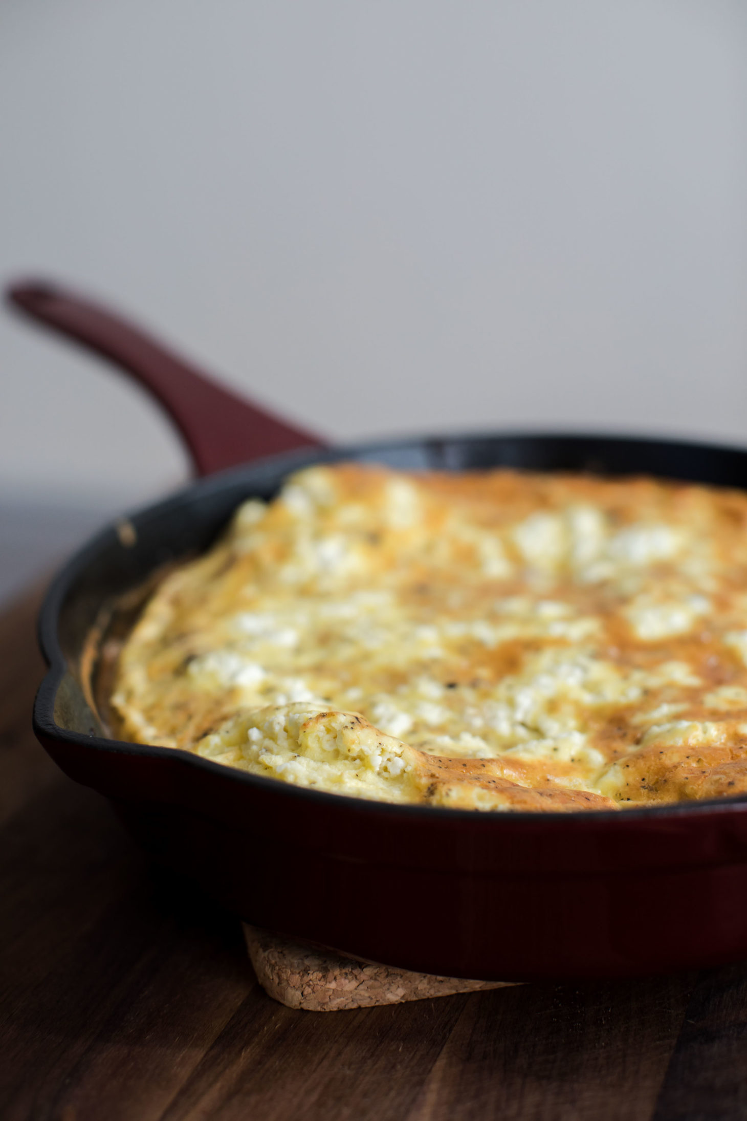 Onion Frittata with Goat Cheese | Naturally Ella