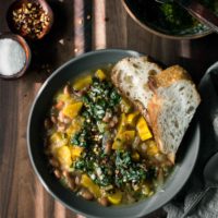 Pinto Squash Stew with Chimichurri