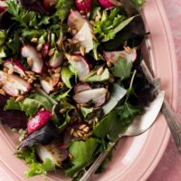 Roasted Radish Salad with Butter-Thyme Dressing | Naturally Ella
