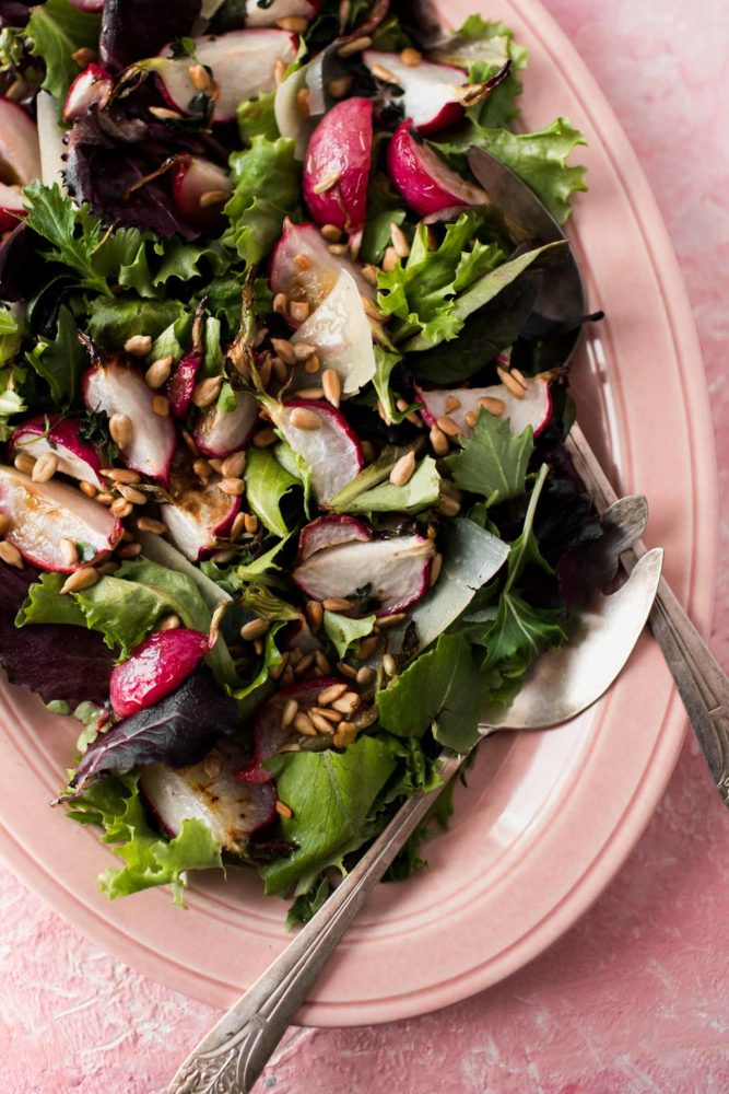 Roasted Radish Salad With Butter Thyme Dressing Naturally Ella 6787