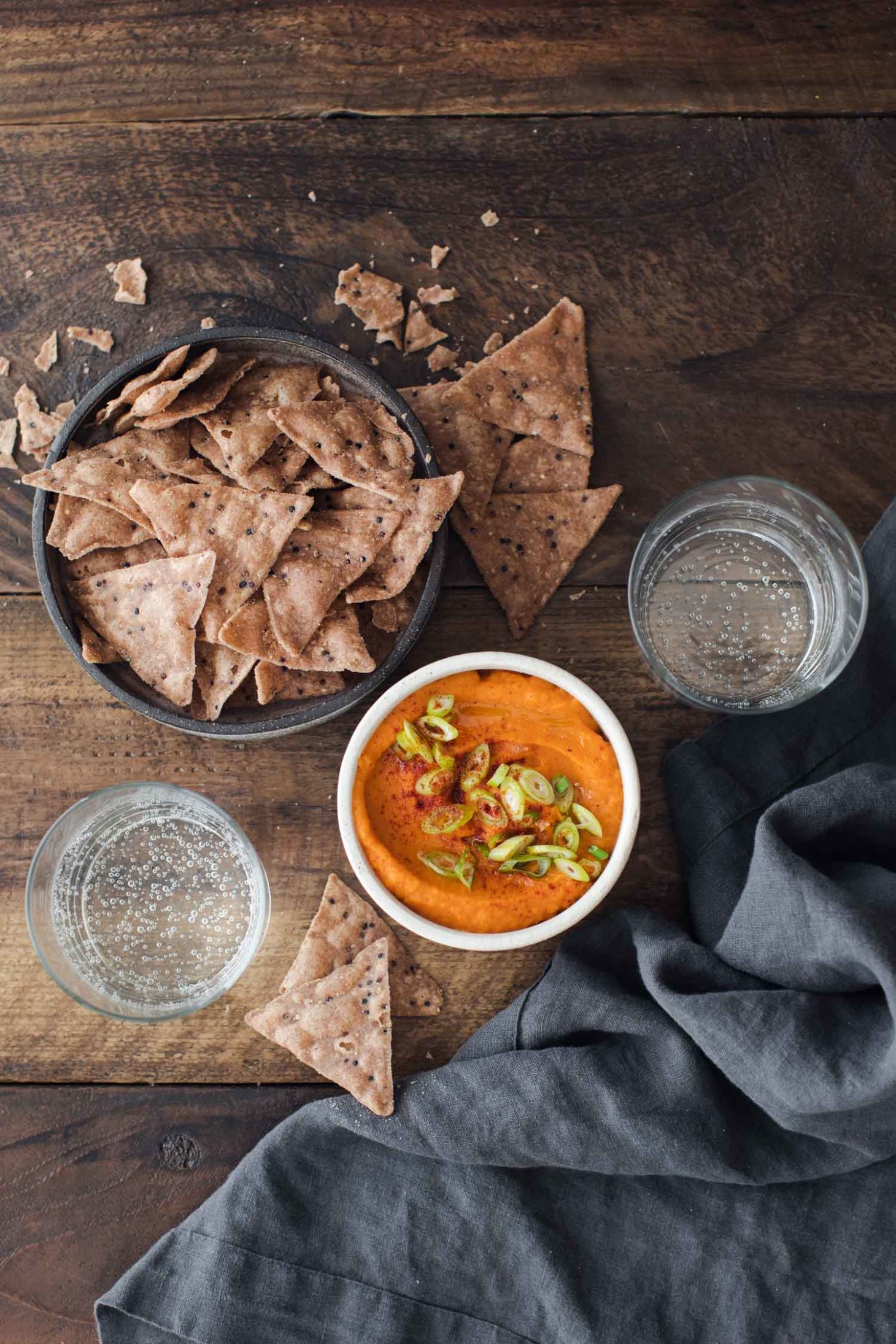Smoky Carrot Dip with White Beans | Naturally Ella