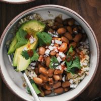 Spiced Pinto Bean Bowls with Avocado | Naturally Ella