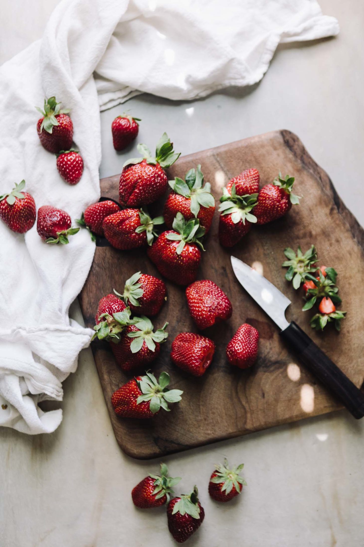 Saving the Season: 3-Ways with Strawberries | Coring