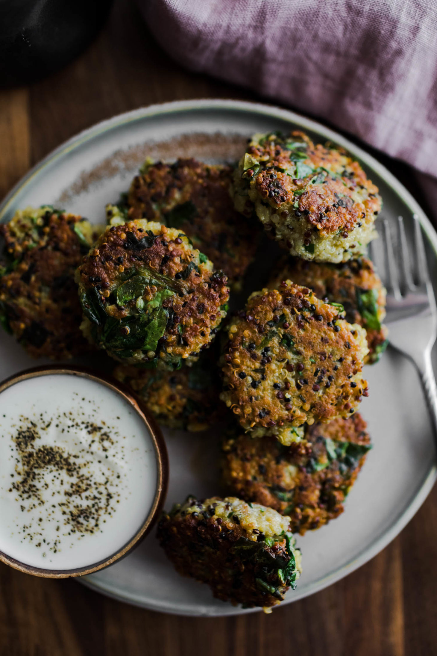 Spinach and Quinoa Patties - Skinnytaste