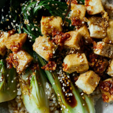Crispy Tofu Bowls with Sesame Bok Choy-image