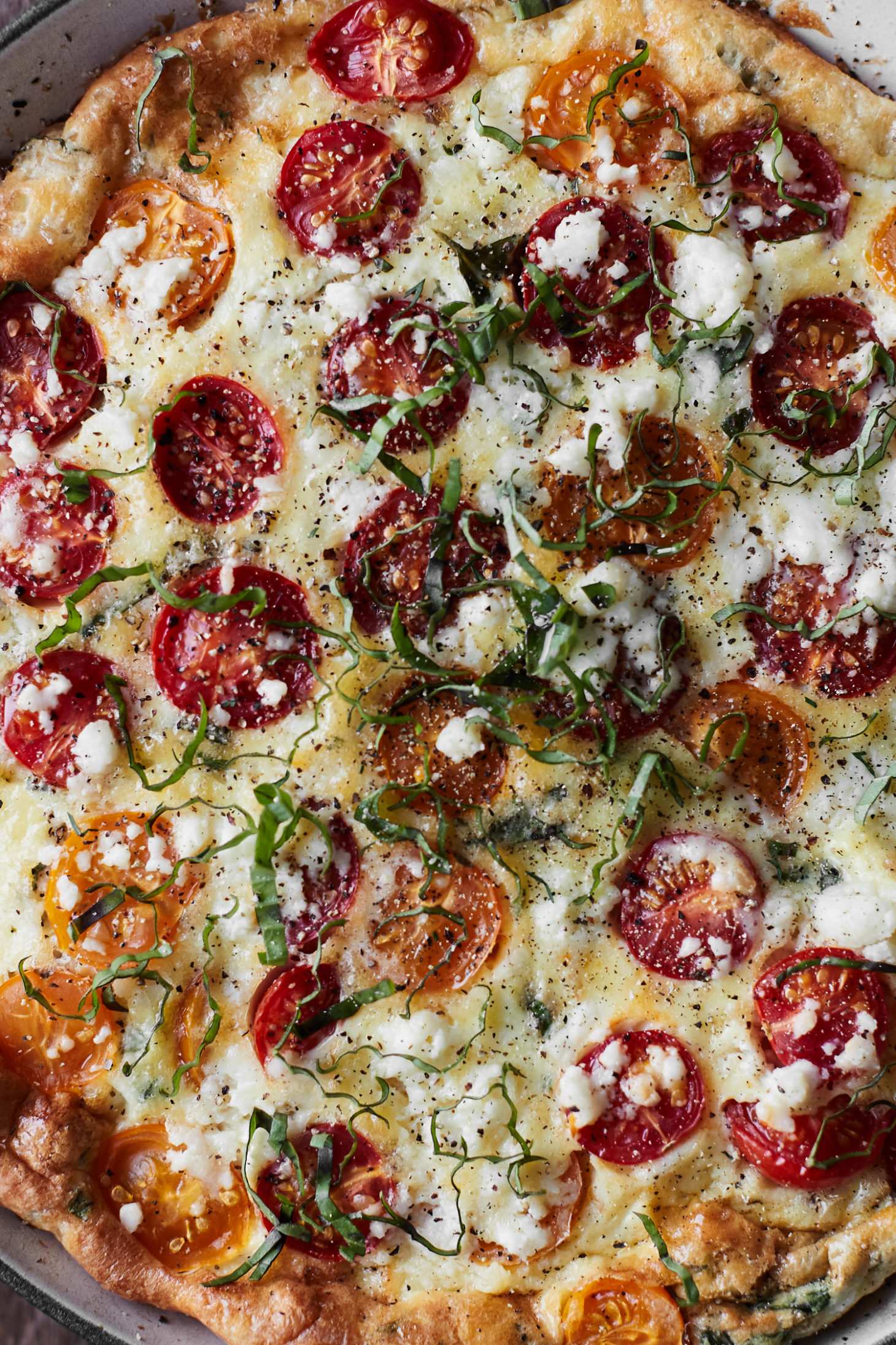 Bulgur Tomato Frittata with Feta