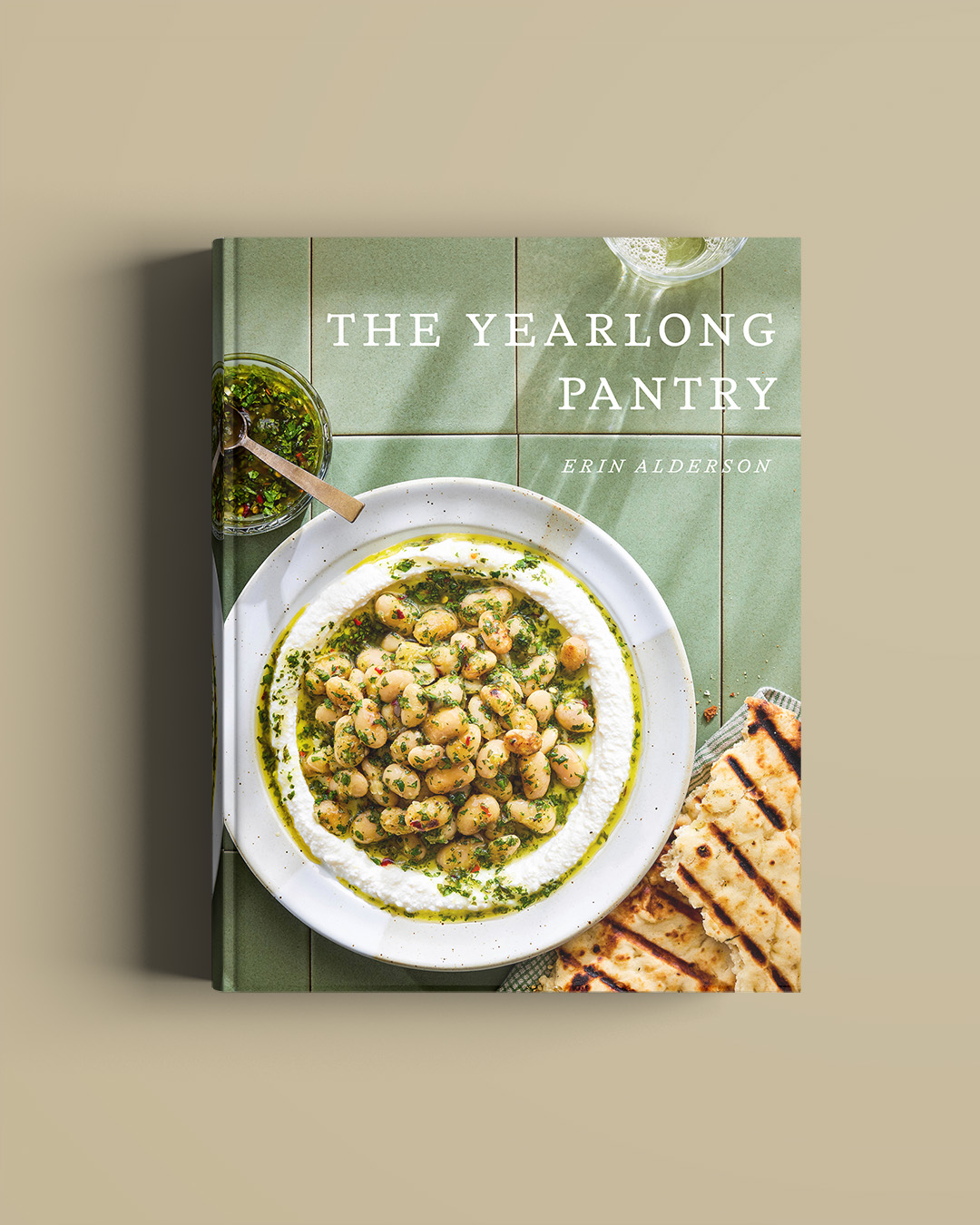 Overhead image of The Yearlong Pantry cookbook