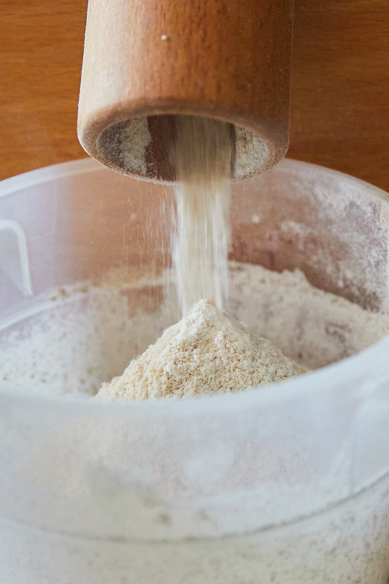 Milling Flour up close